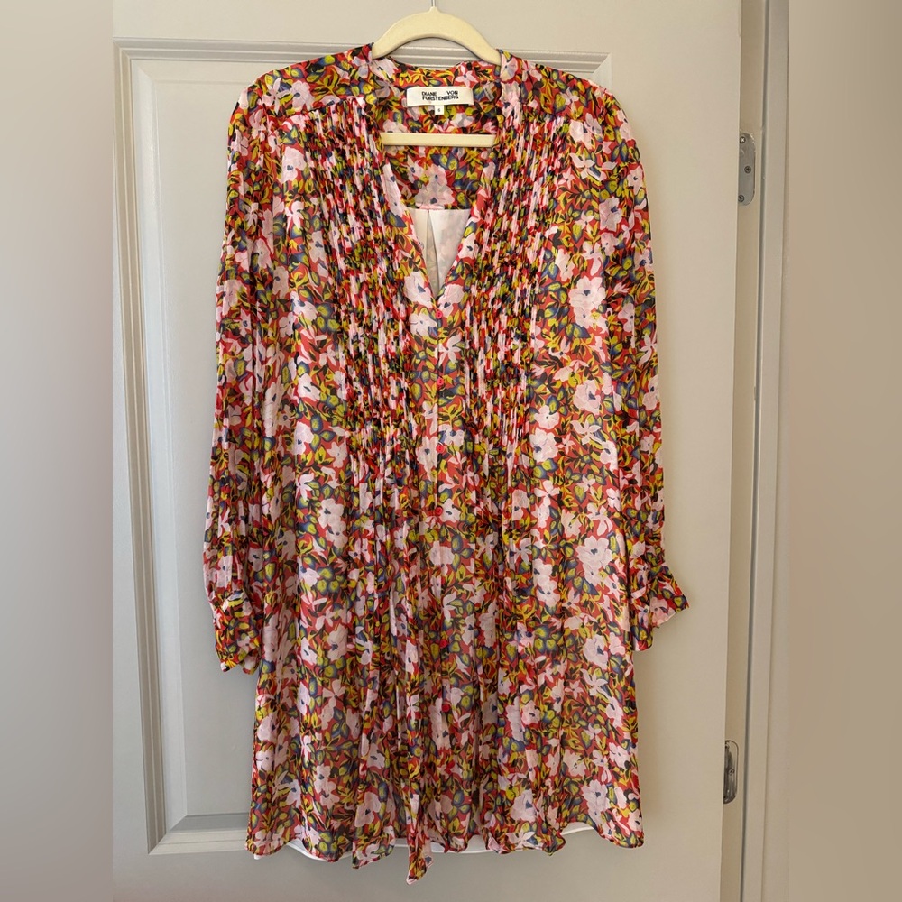 Diane Von Furstenberg Multicolor Floral Dress